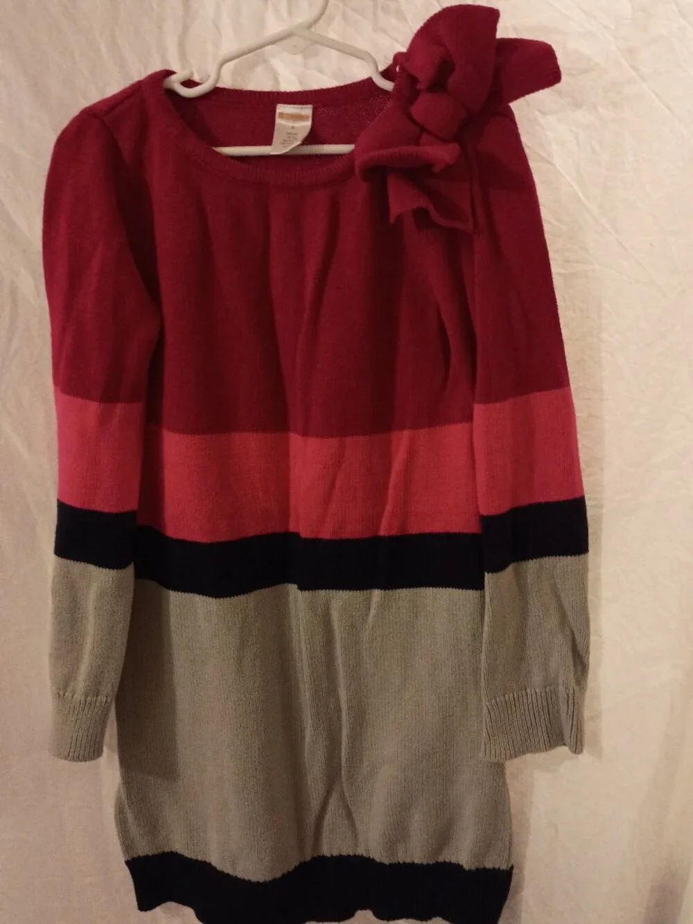 Gymboree Colorblock Sweater Dress Girls Size 8